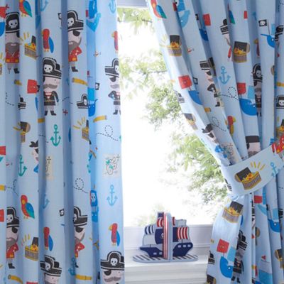 bluezoo Kids 'Pirates' pair of curtains